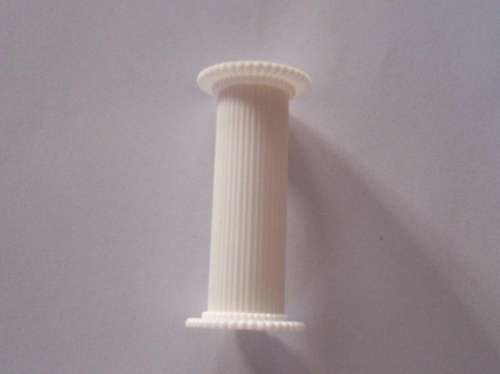 Round White Cake Pillar - 7.5 cm - Click Image to Close